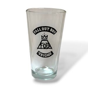 Fall Out Boy Chicago Pop Up Shop Exclusive Drinking Glass